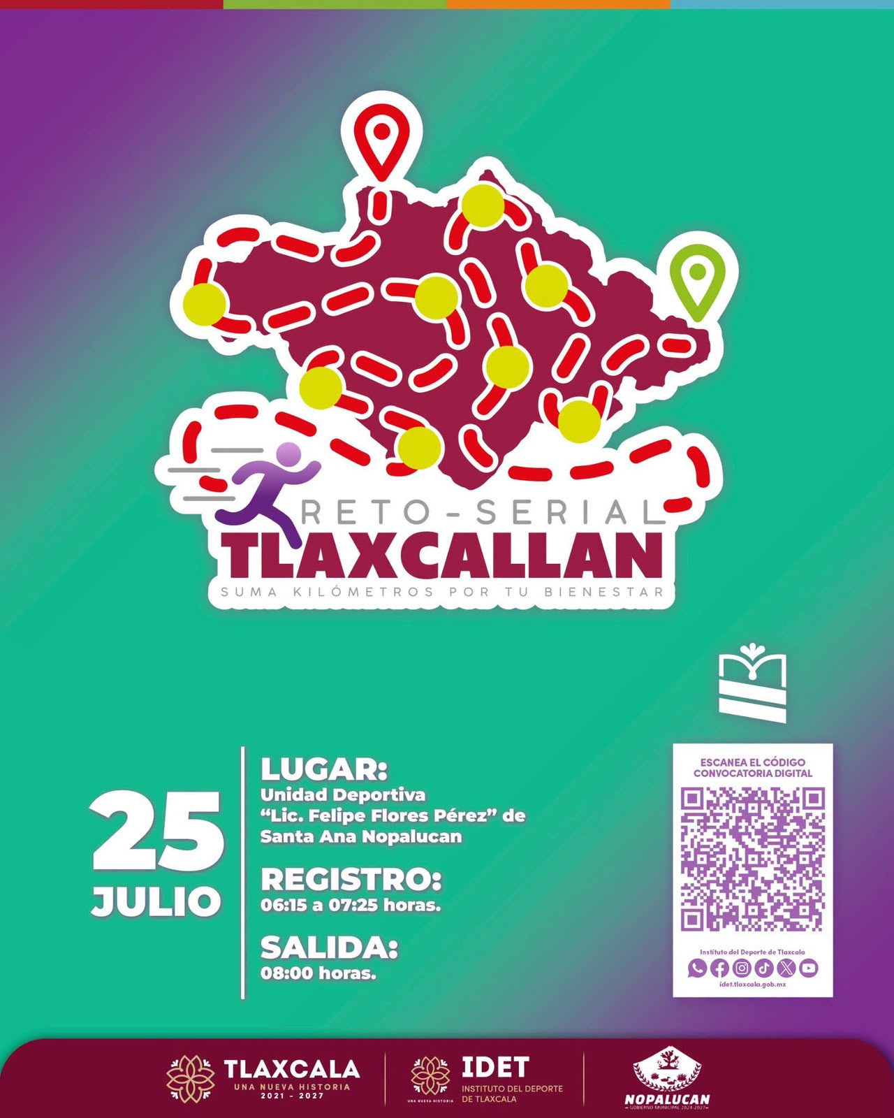 INVITA IDET A PARTICIPAR EN LA SEGUNDA FECHA DEL RETO SERIAL TLAXCALLÁN RUMBO AL MMIT