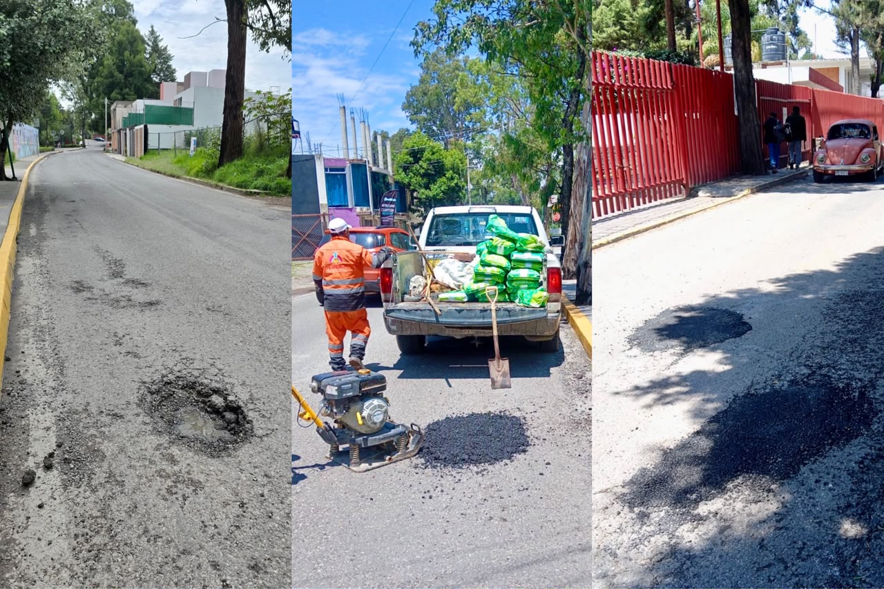¡RESPUESTA INMEDIATA A LA CIUDADANÍA! BRIGADAS DE #MÁSTERRITORIO REPARAN BACHE EN LA RIBEREÑA
