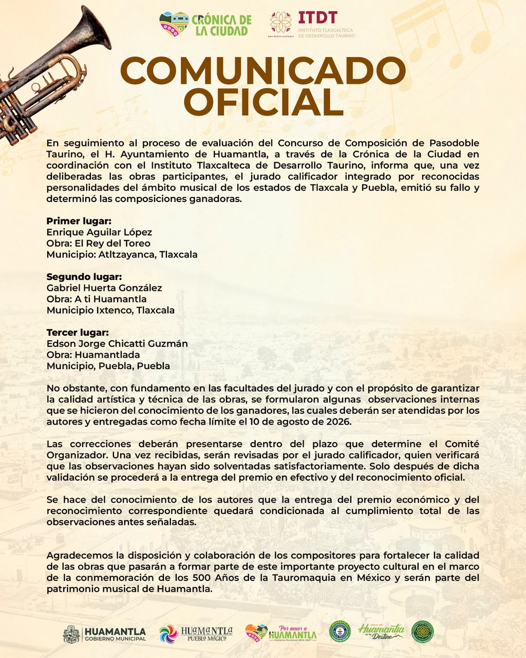 COMUNICADO