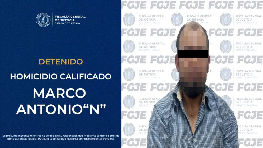 FGJE APREHENDE A PROBABLE RESPONSABLE DE HOMICIDIO MEDIANTE OPERATIVO DE INTELIGENCIA.