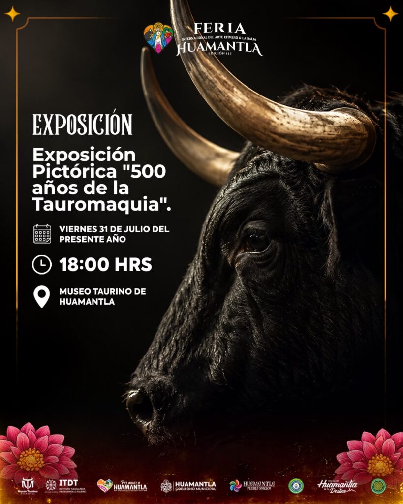 CHAVA SANTOS INVITA A LA INAUGURACIÓN DE LA EXPOSICIÓN PICTÓRICA “500 AÑOS DE TAUROMAQUIA”