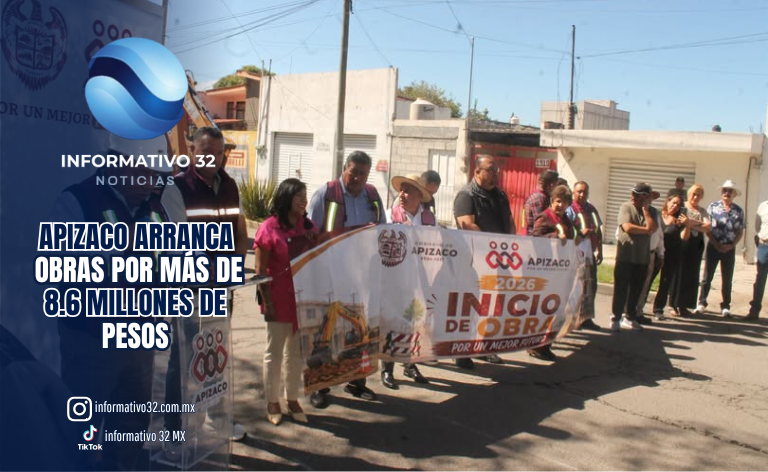 APIZACO ARRANCA OBRAS POR MÁS DE 8.6 MILLONES DE PESOS PARA MEJORAR CALLES Y DRENAJE