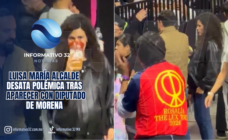 ¡DE CUMPLEAÑOS Y DE CONCIERTO! LUISA MARÍA ALCALDE DESATA POLÉMICA TRAS APARECER CON DIPUTADO DE MORENA