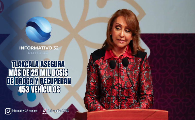 ASEGURAN MÁS DE 25 MIL DOSIS DE DROGA Y RECUPERAN 453 VEHÍCULOS EN TLAXCALA DURANTE EL PRIMER SEMESTRE DE 2026