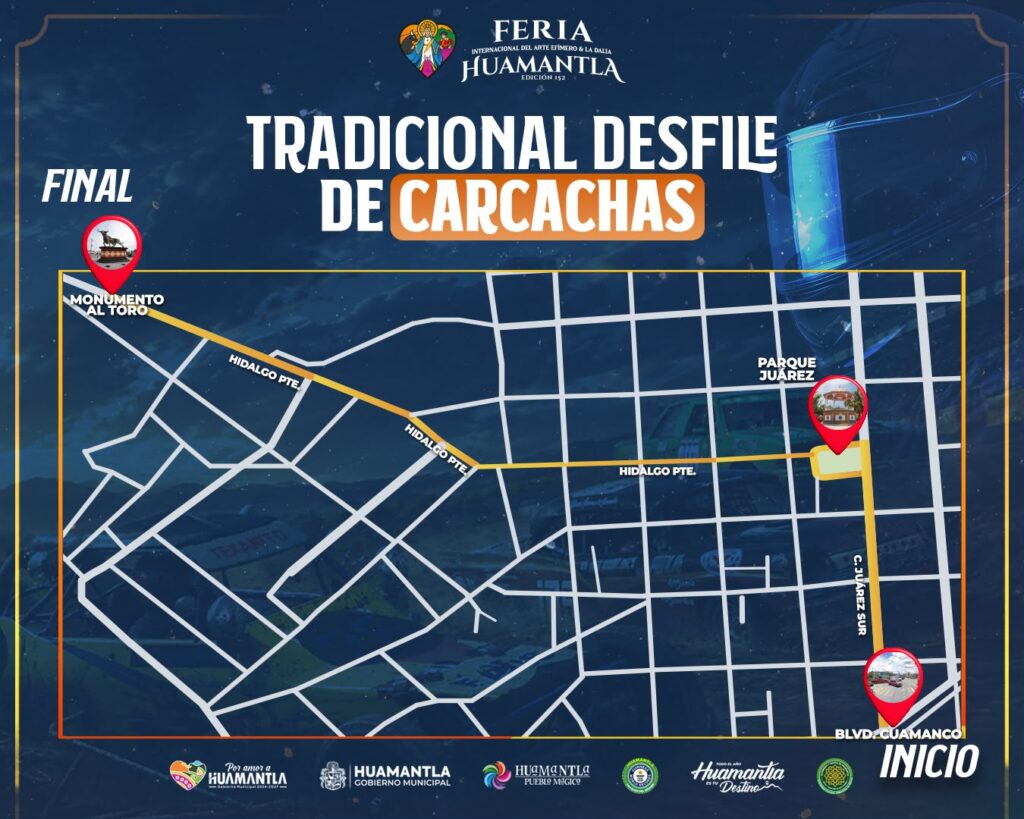 DESFILE DE CARCACHAS RECORRERÁ LAS CALLES DE HUAMANTLA ESTE JUEVES