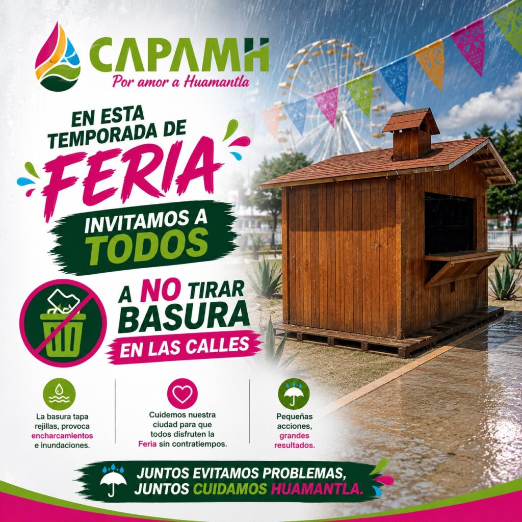 ¡Que la lluvia no apague nuestra Feria!