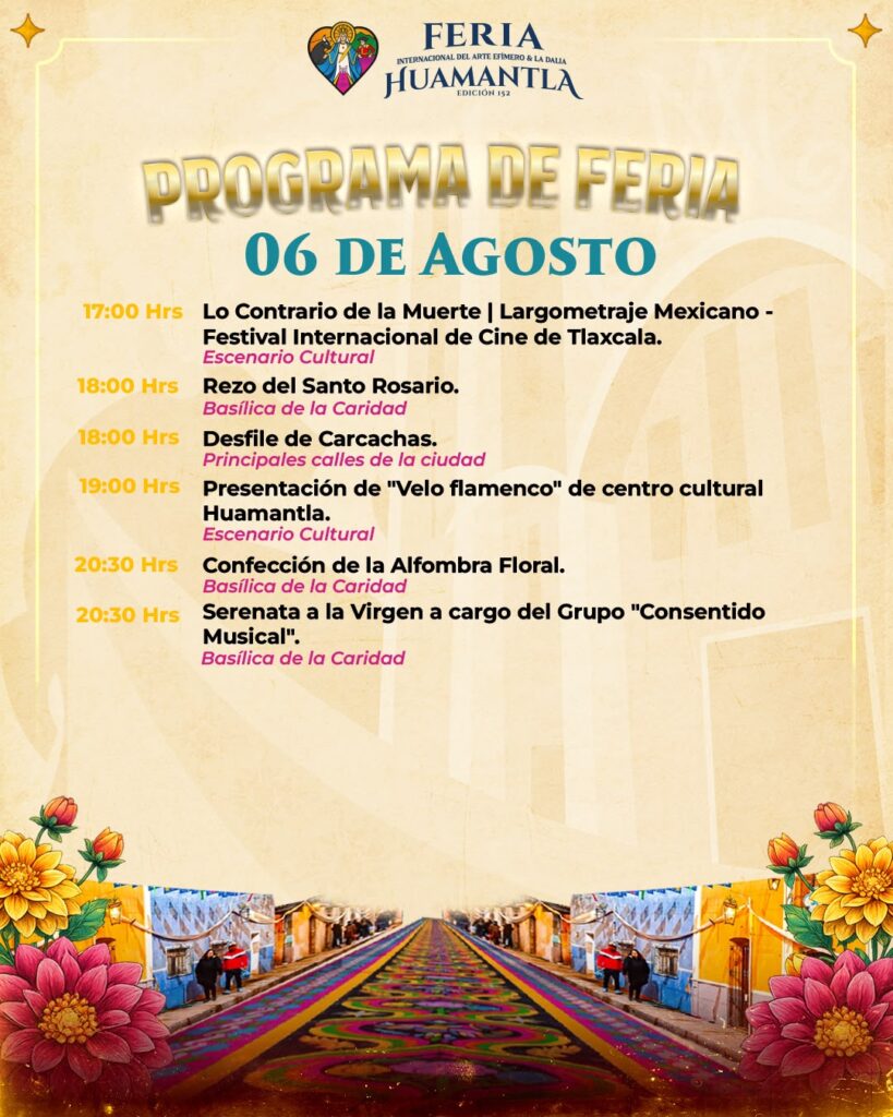HUAMANTLA INVITA A DISFRUTAR DE UN JUEVES LLENO DE CULTURA, TRADICIÓN Y ACTIVIDADES PARA TODA LA FAMILIA