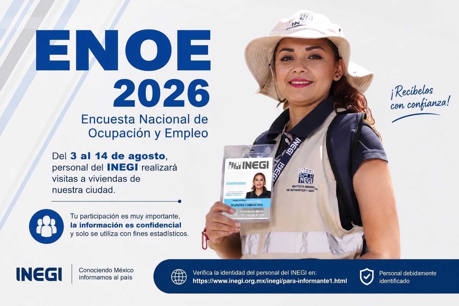INFORMA AYUNTAMIENTO DE HUAMANTLA SOBRE LA ENCUESTA NACIONAL DE OCUPACIÓN Y EMPLEO 2026