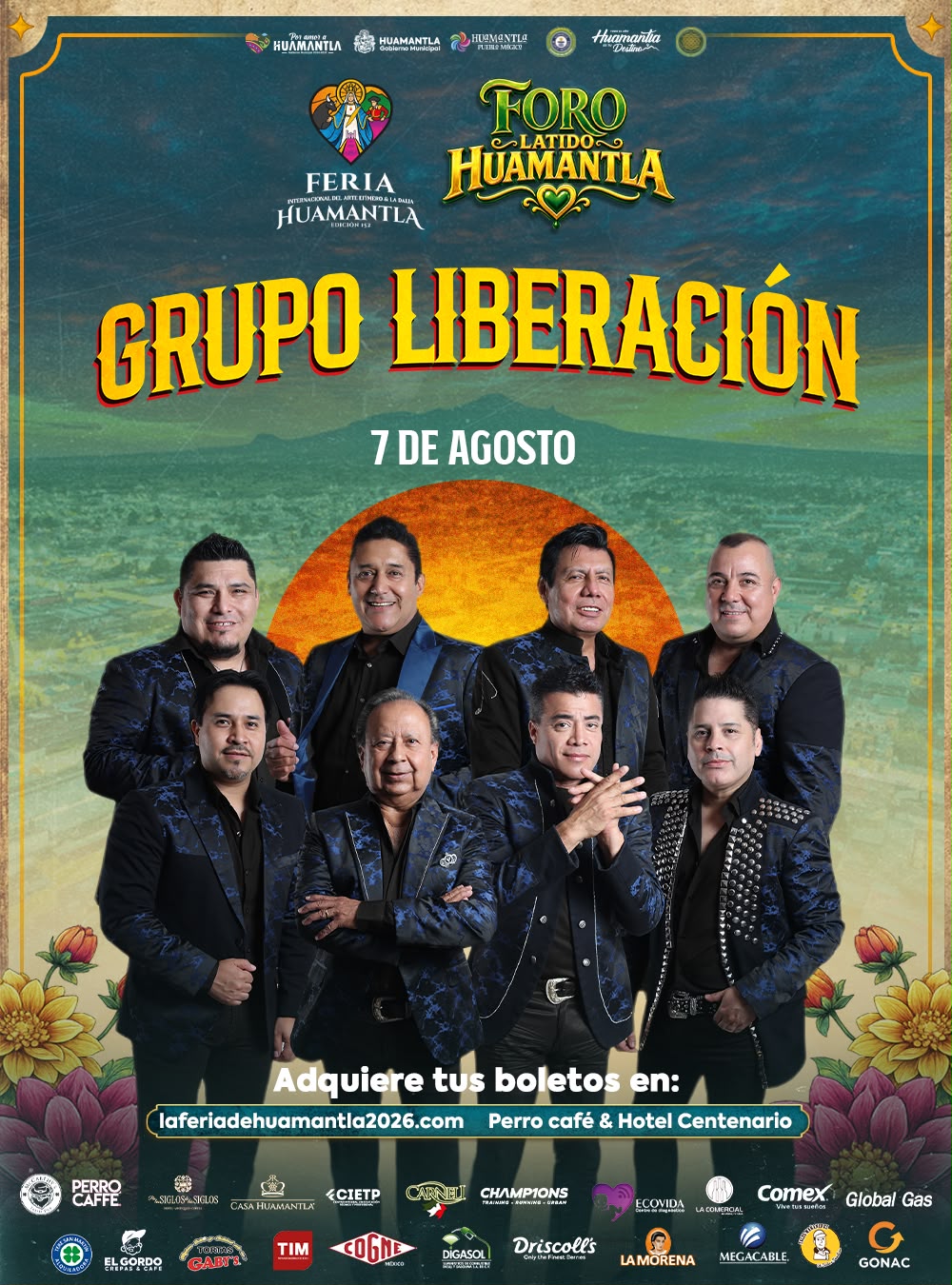 HUAMANTLA FACILITA EL ACCESO AL CONCIERTO DE GRUPO LIBERACIÓN CON AJUSTE EN LOS COSTOS DE LOS BOLETOS