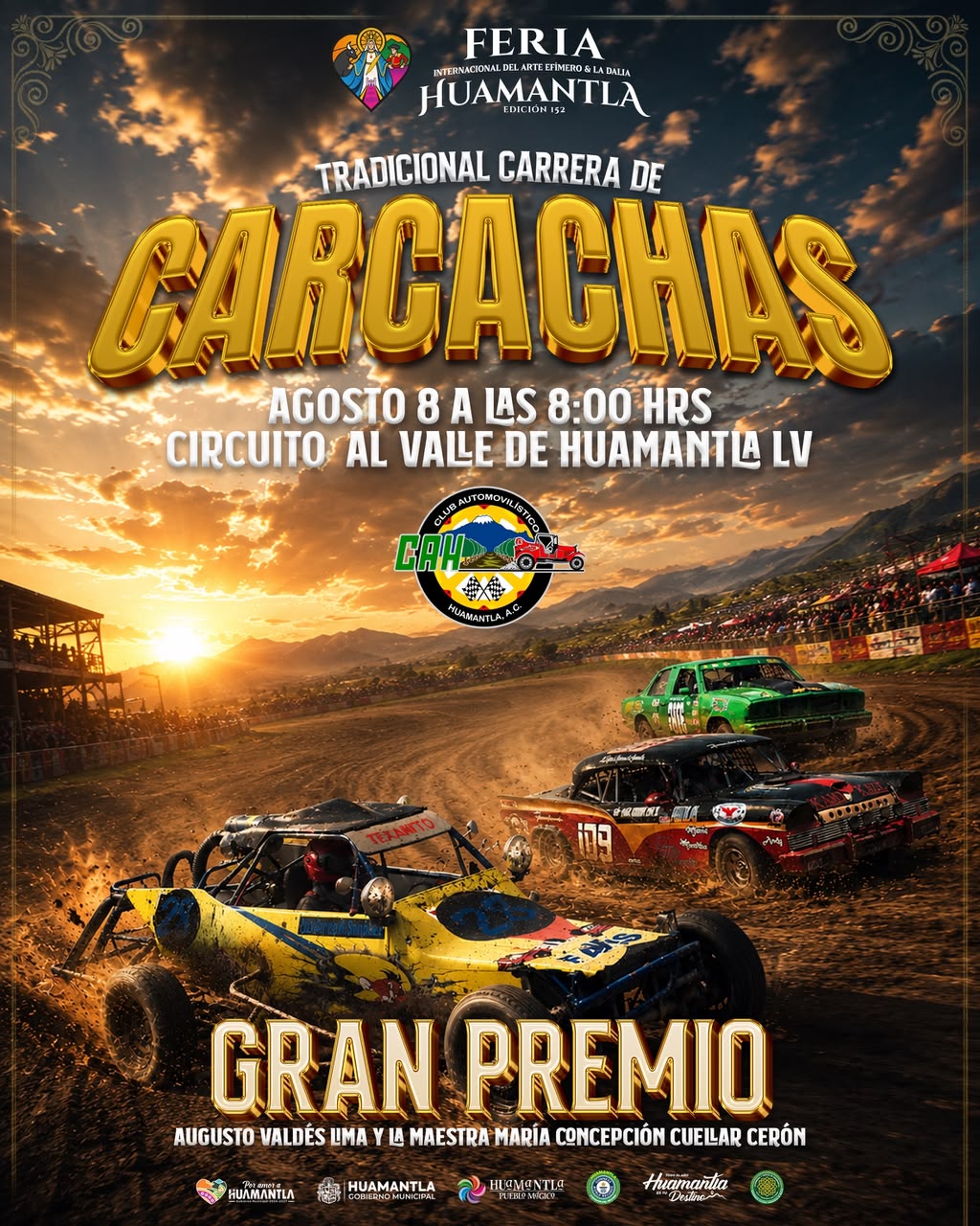 HUAMANTLA ACELERA LA EMOCIÓN CON LA TRADICIONAL CARRERA DE CARCACHAS