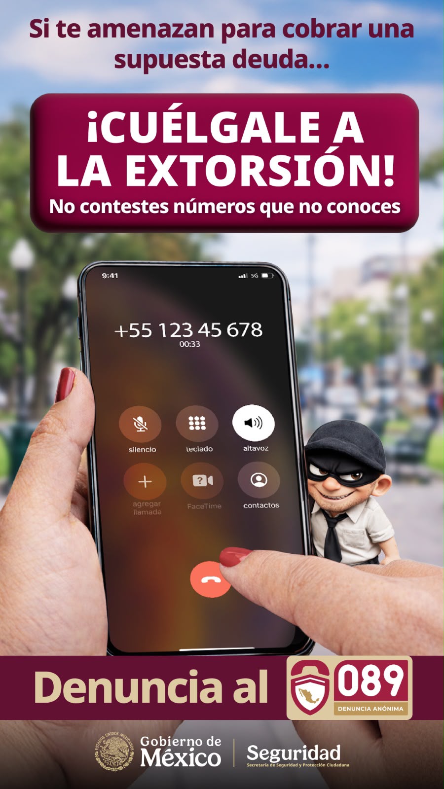 HUAMANTLA, SUMADO DE MANERA PERMANENTE A LA CAMPAÑA NACIONAL CONTRA LA EXTORSIÓN