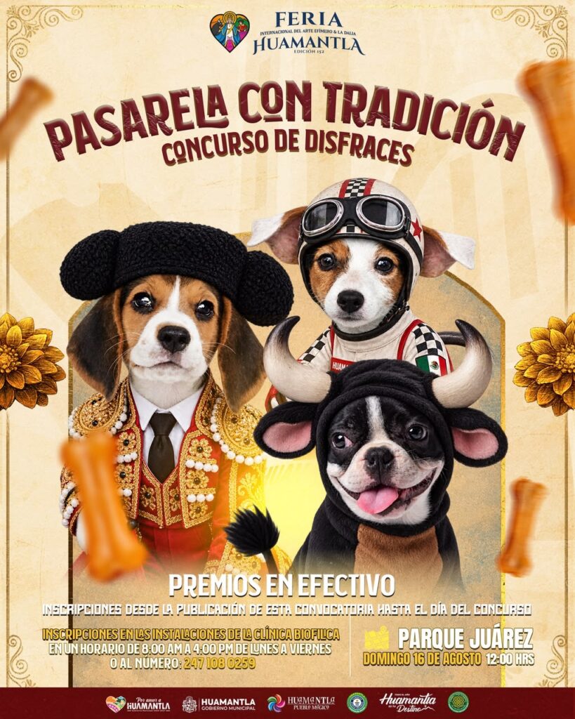 HUAMANTLA PREPARA UNA EXPO CANINA CON TRADICIÓN Y MUCHO TALENTO PERRUNO