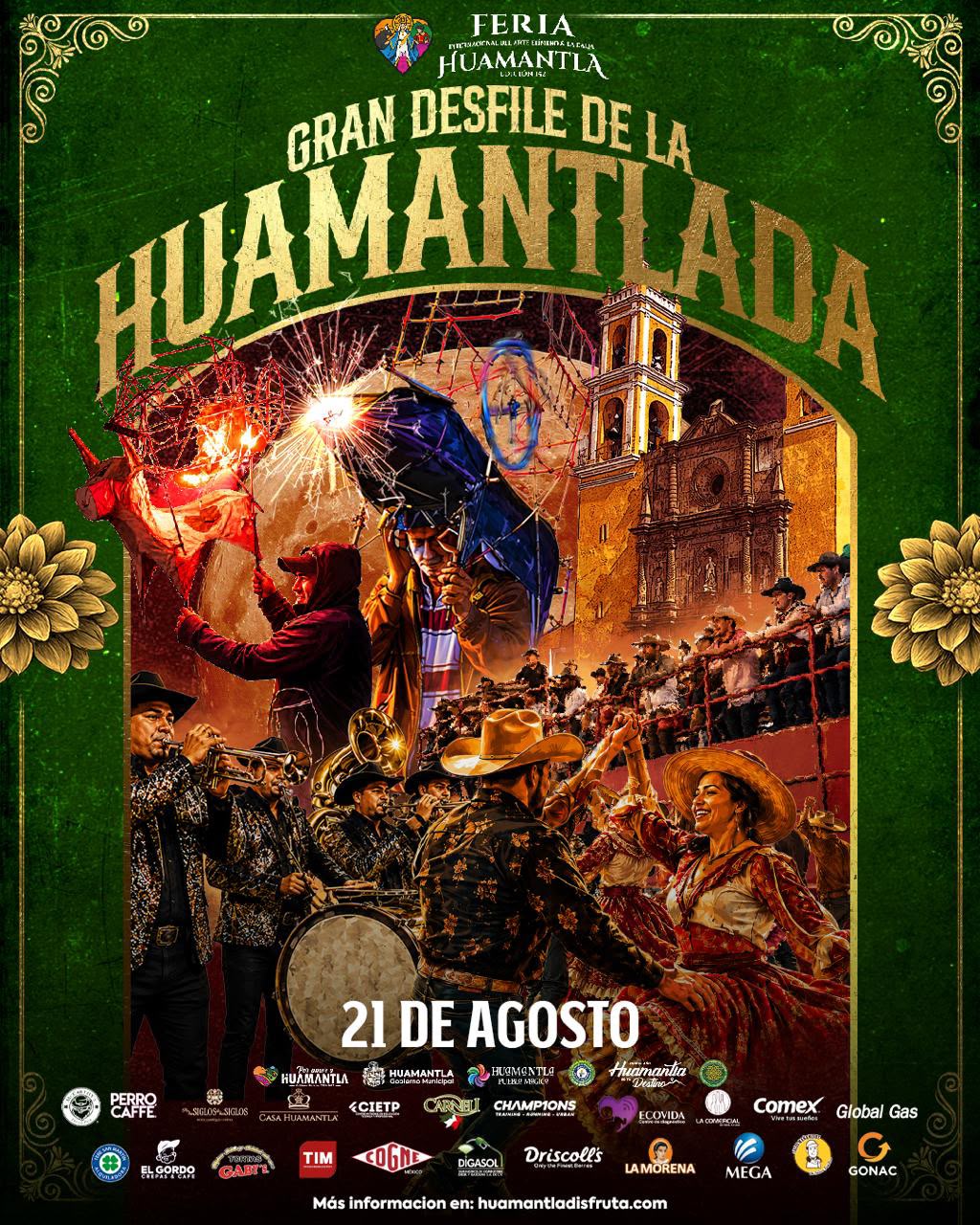 Gran Desfile de la Huamantlada llenará de tradición y orgullo las calles de Huamantla