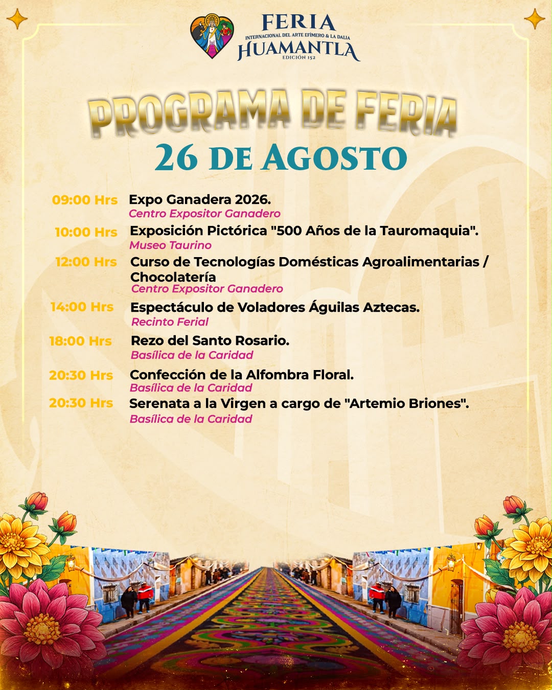 FERIA HUAMANTLA: ÚLTIMOS DÍAS PARA VIVIR NUESTRAS TRADICIONES