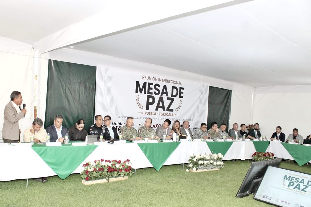 SE INTEGRA LA CAPITAL A LA MESA INTERREGIONAL DE PAZ PUEBLA-TLAXCALA