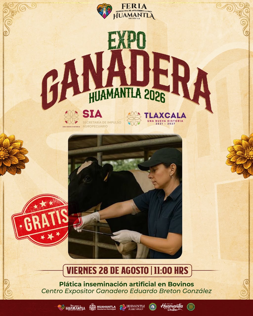 ¡EL CAMPO SE FORTALECE EN LA EXPO GANADERA HUAMANTLA 2026!
