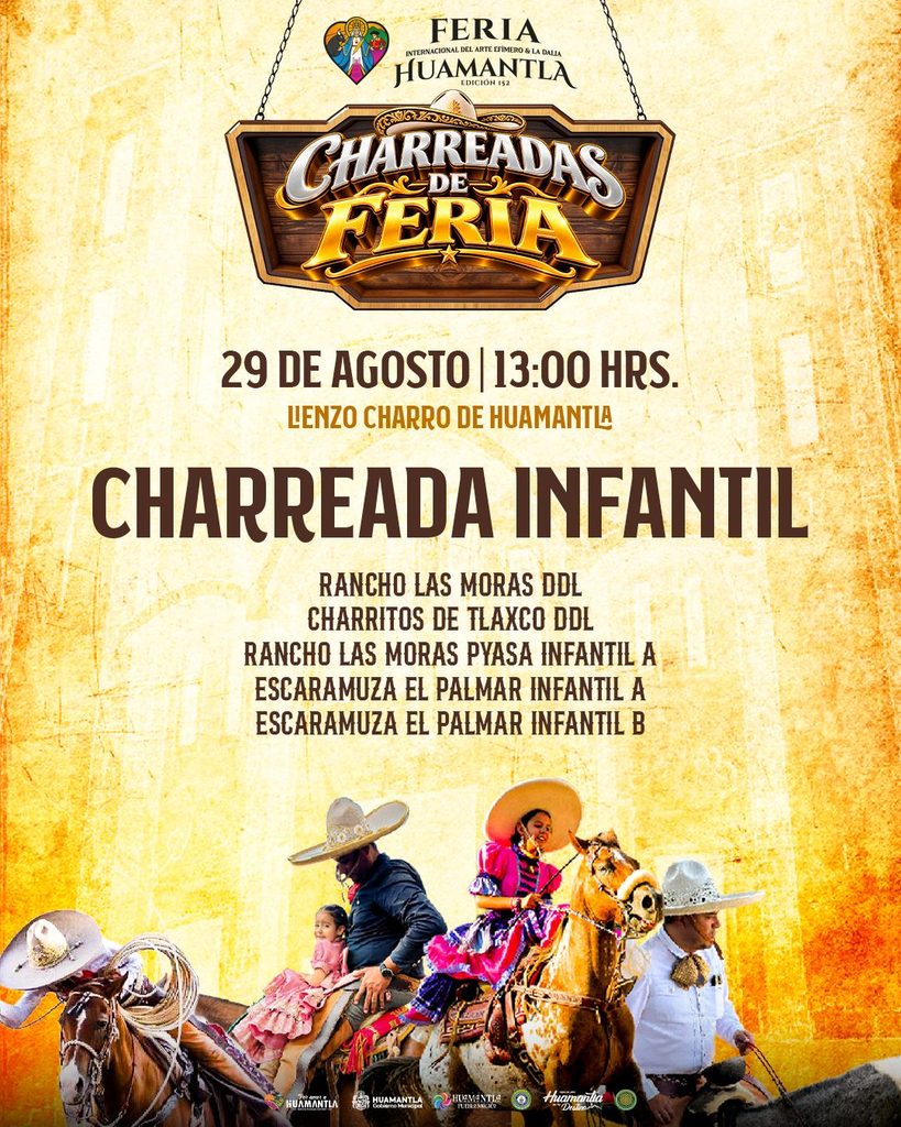 CHARREADA INFANTIL LLEVARÁ TRADICIÓN Y DESTREZA AL LIENZO CHARRO DE HUAMANTLA