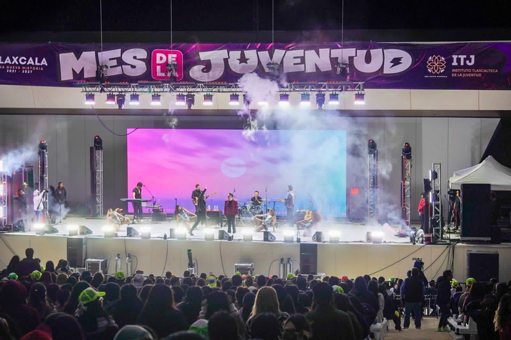RÍO ROMA REÚNE A 6 MIL JÓVENES EN GRAN CIERRE DEL MES DE LA JUVENTUD EN TLAXCALA