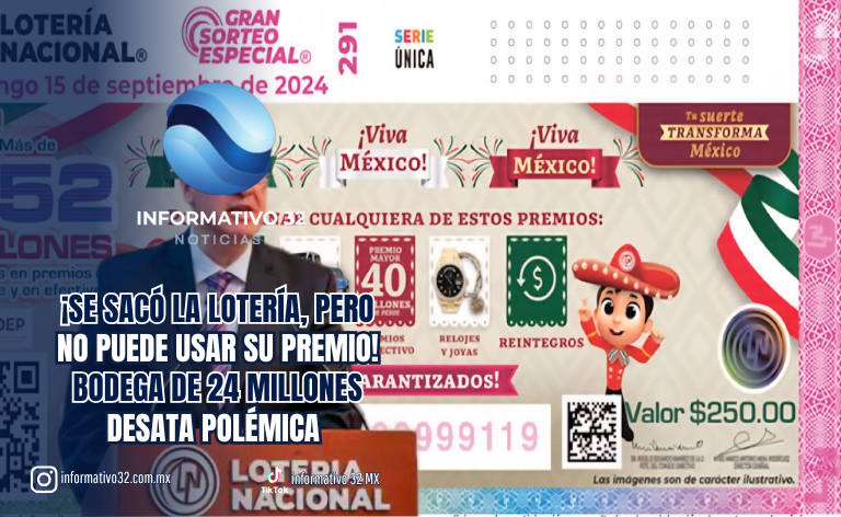 ¡SE SACÓ LA LOTERÍA, PERO NO PUEDE USAR SU PREMIO! BODEGA DE 24 MILLONES DESATA POLÉMICA