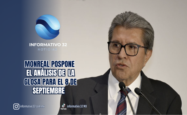 “LO VEMOS EL LUNES, JEFE”: MONREAL DEJA PARA LA PRÓXIMA SEMANA EL ANÁLISIS DE LA GLOSA