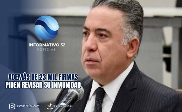 VAN POR EL FUERO DE INZUNZA: ADEMÁS DE 23 MIL FIRMAS, PIDEN REVISAR SU INMUNIDAD