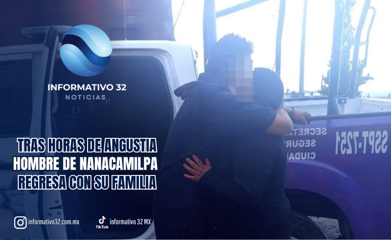 TRAS HORAS DE ANGUSTIA, HOMBRE DE NANACAMILPA REGRESA CON SU FAMILIA