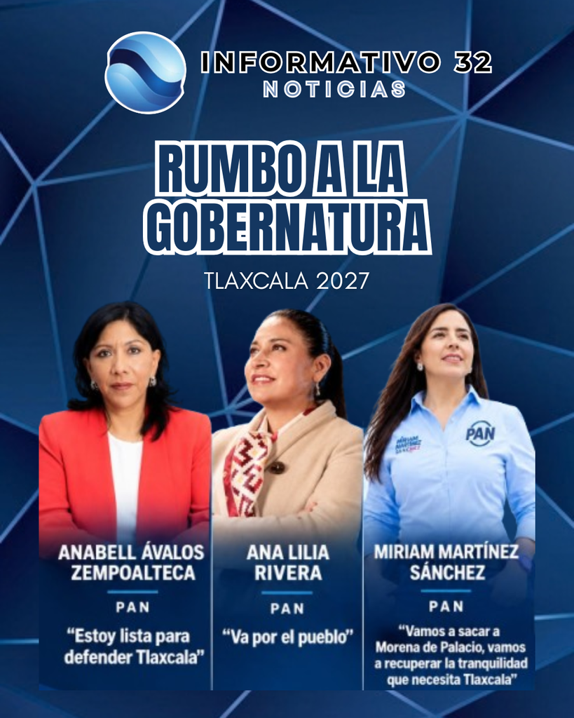MORENA, PAN Y PRI MUEVEN SUS PIEZAS: TRES MUJERES YA ESTÁN EN EL CENTRO DEL ESCENARIO RUMBO A 2027
