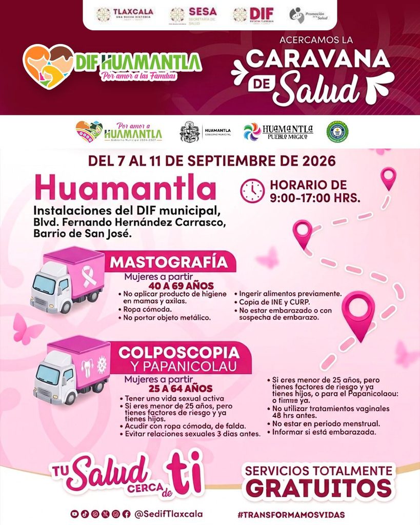 ROCÍO HERNÁNDEZ IMPULSA JORNADA GRATUITA PARA FORTALECER LA SALUD DE LAS MUJERES DE HUAMANTLA