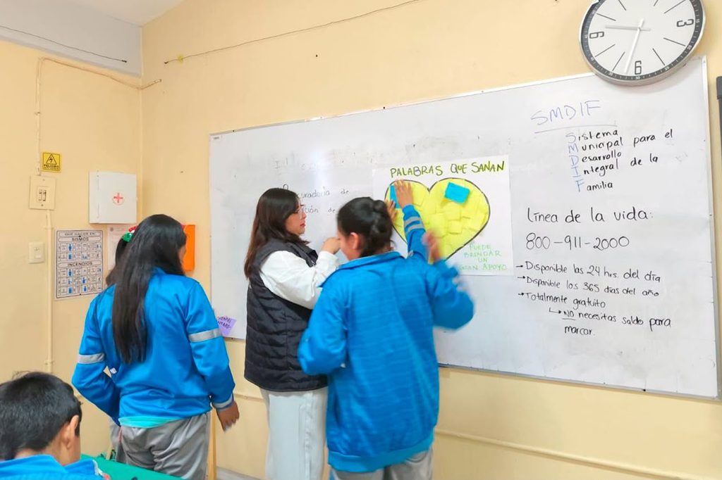 ROCÍO HERNÁNDEZ FORTALECE ACCIONES DE PREVENCIÓN Y CUIDADO DE LA SALUD EMOCIONAL EN NIÑAS Y NIÑOS DE HUAMANTLA