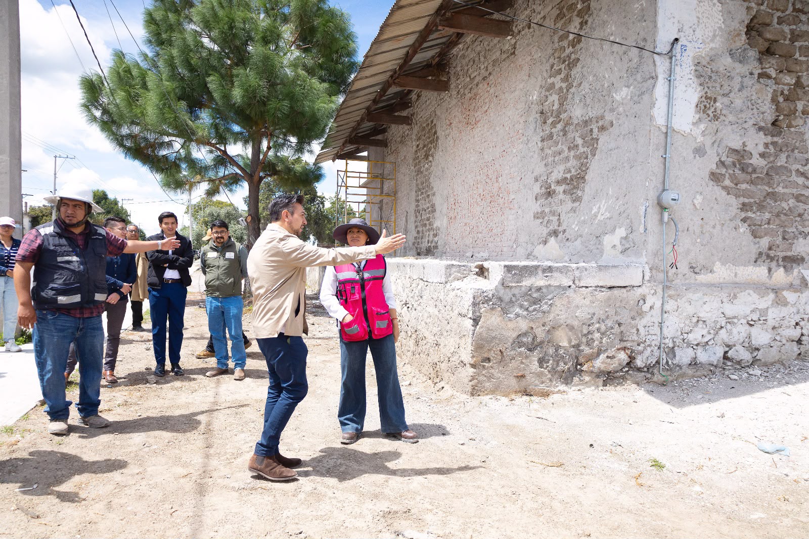SALVADOR SANTOS CEDILLO SUPERVISA AVANCES DEL NUEVO MUSEO DE LA CIUDAD DE HUAMANTLA