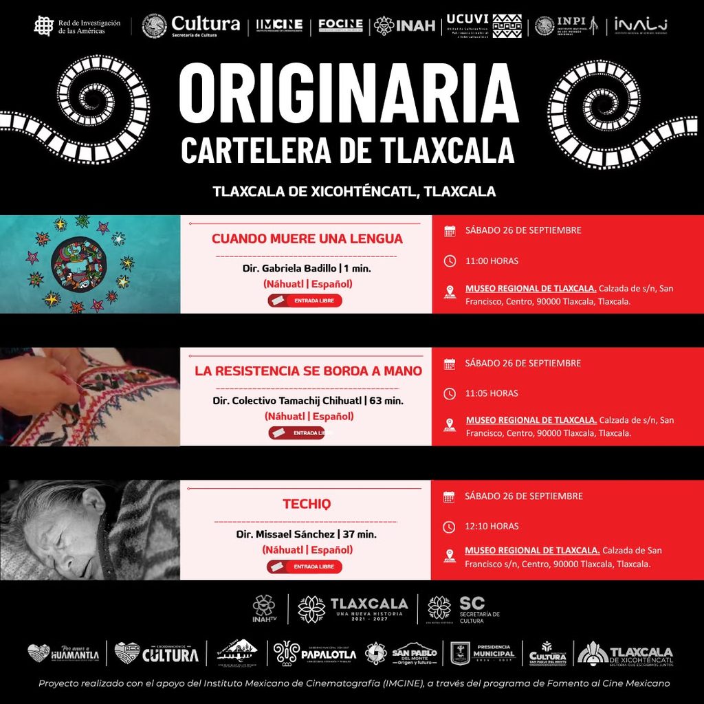 LA MUESTRA CINEMATOGRÁFICA “ORIGINARIA 2026” PROYECTARÁ EL PRÓXIMO SÁBADO 26 DE SEPTIEMBRE SEIS PRODUCCIONES DE FORMA GRATUITA