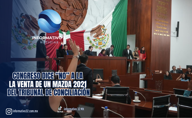 CONGRESO DICE “NO” A LA VENTA DE UN MAZDA 2021 DEL TRIBUNAL DE CONCILIACIÓN