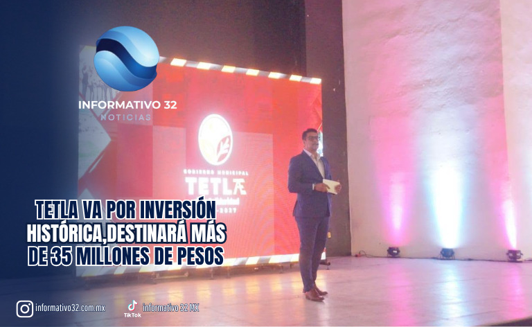 TETLA VA POR INVERSIÓN HISTÓRICA: DESTINARÁ MÁS DE 35 MILLONES DE PESOS A OBRAS
