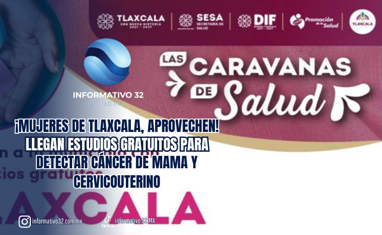¡ATENCIÓN, MUJERES! OFRECEN MASTOGRAFÍAS, PAPANICOLAOU Y COLPOSCOPIAS GRATIS EN TLAXCALA CAPITAL