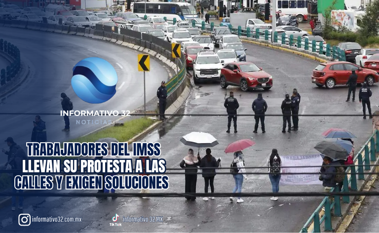 ¡FALTAN MEDICINAS Y PERSONAL! TRABAJADORES DEL IMSS LLEVAN SU PROTESTA A LAS CALLES Y EXIGEN SOLUCIONES
