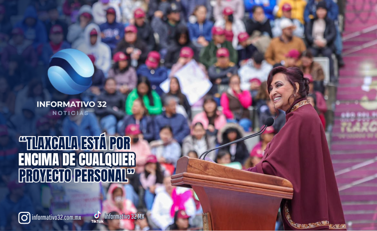 ¡“TLAXCALA ESTÁ POR ENCIMA DE CUALQUIER PROYECTO PERSONAL”! LORENA CUÉLLAR LANZA MENSAJE EN ANIVERSARIO DE MORENA
