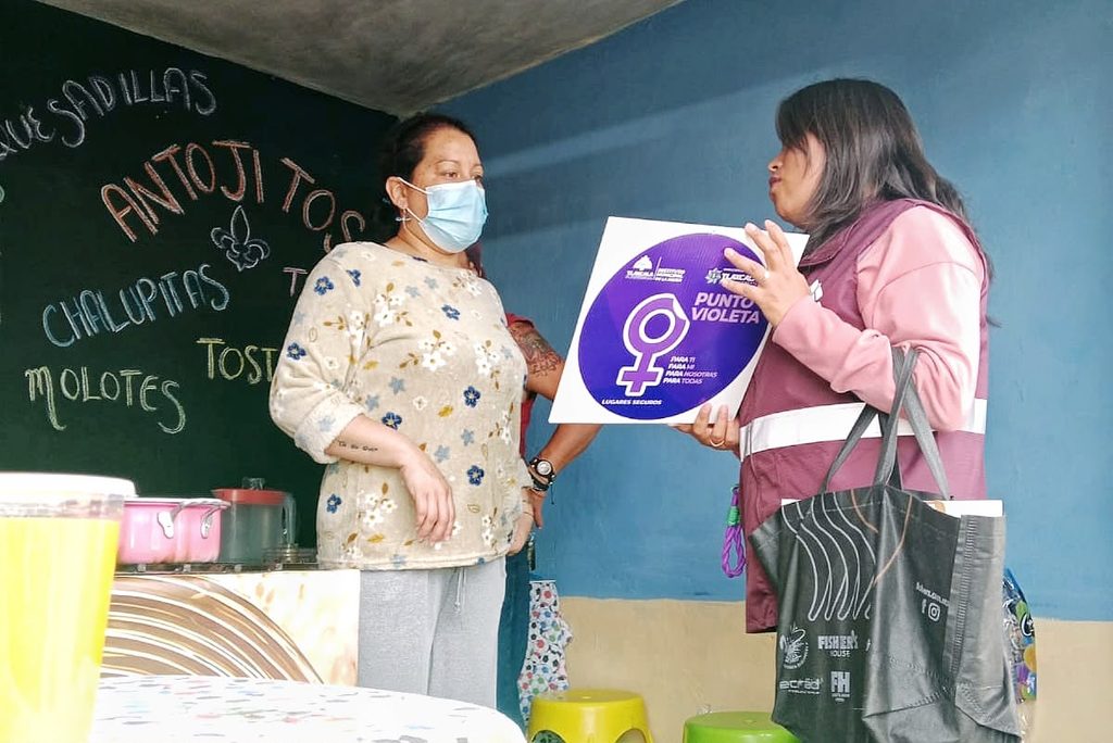 CRECE LA RED DE PUNTOS VIOLETA EN LA CAPITAL PARA PROTEGER A NIÑAS, JÓVENES Y MUJERES