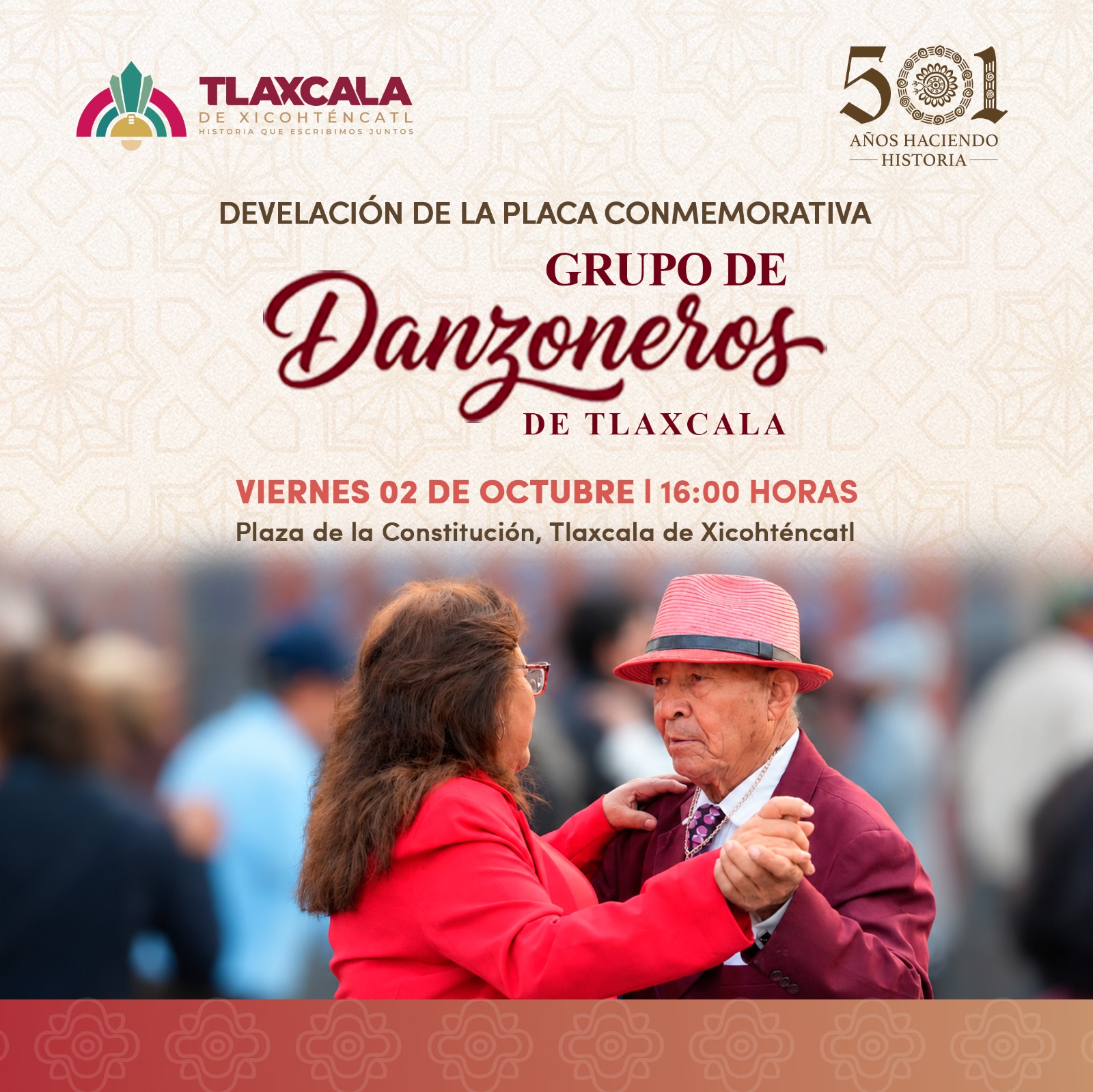 INVITA AYUNTAMIENTO DE TLAXCALA A LAS ACTIVIDADES DE ESTE VIERNES POR LOS FESTEJOS DE LA FUNDACIÓN DE LA CIUDAD