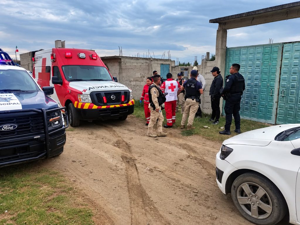 ATIENDE SEGURIDAD PÚBLICA DE HUAMANTLA REPORTE POR PRESUNTA AGRESIÓN EN SANTA ANITA