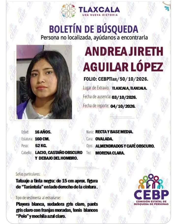 ATIENDE POLICÍA DE LA CAPITAL REPORTE SOBRE ADOLESCENTE NO LOCALIZADA