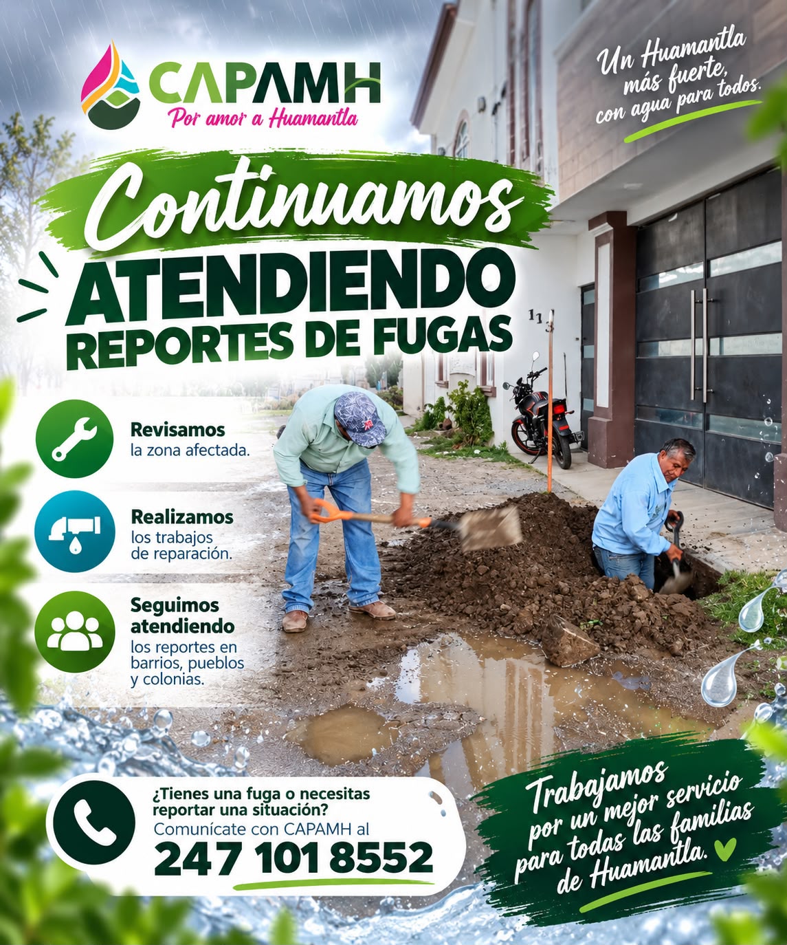 ¡Seguimos trabajando por Huamantla!