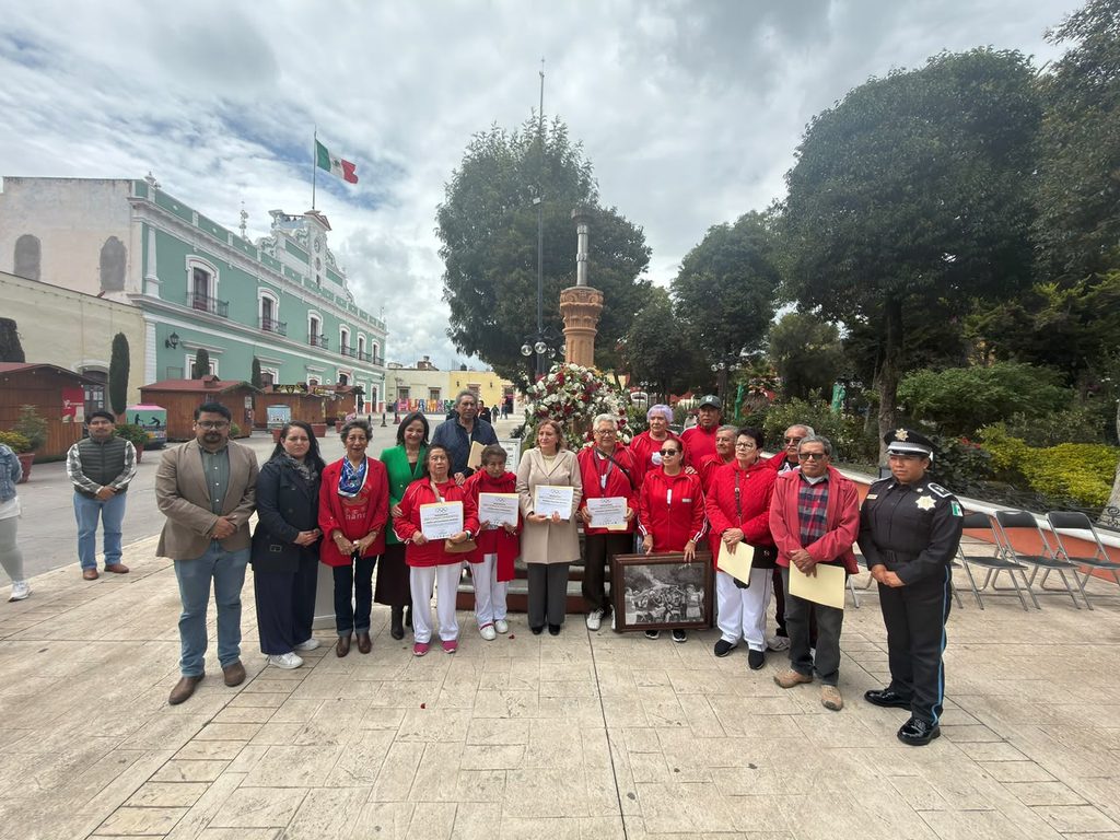 HUAMANTLA CONMEMORA 58 AÑOS DEL PASO DEL FUEGO OLÍMPICO DE MÉXICO 1968