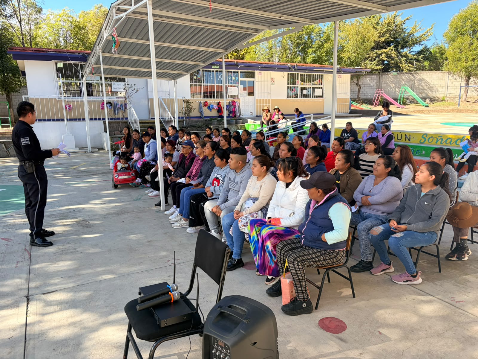 GOBIERNO DE SALVADOR SANTOS FORTALECE LA PREVENCIÓN DEL DELITO Y EL BIENESTAR FAMILIAR DESDE LAS ESCUELAS