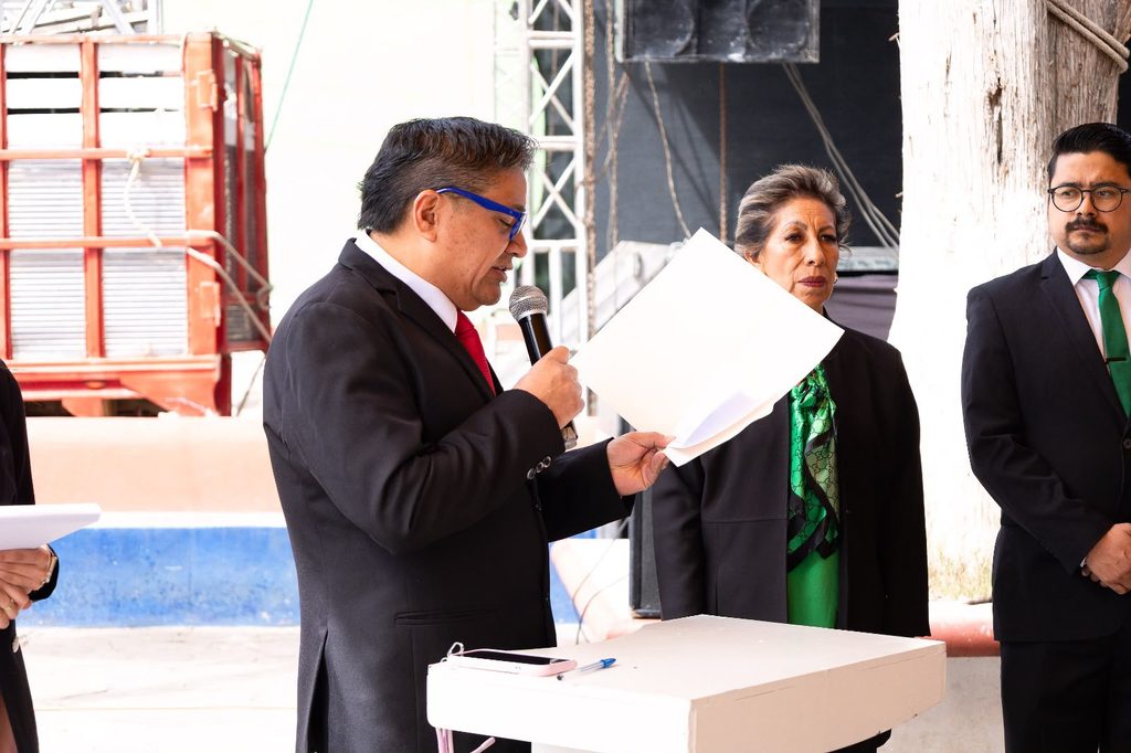 ¡HUAMANTLA CELEBRA 492 AÑOS DE HISTORIA! RINDEN HONORES A LOS SÍMBOLOS PATRIOS EN EL BARRIO DE SAN LUCAS