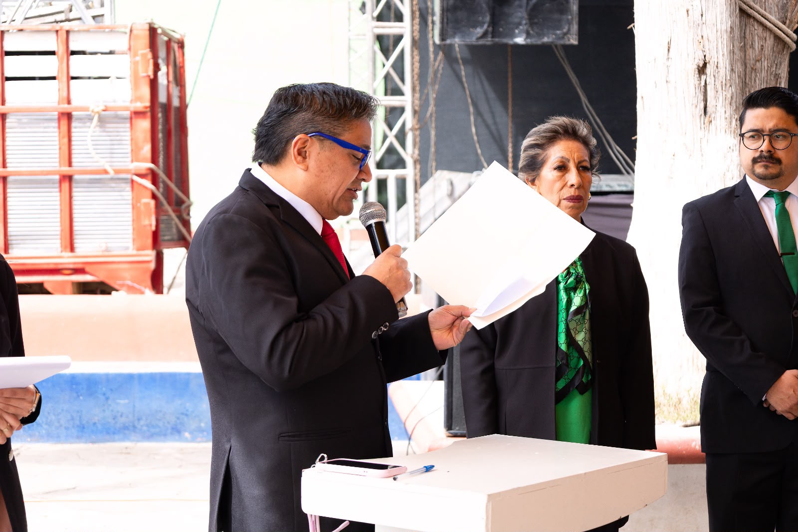 ¡HUAMANTLA CELEBRA 492 AÑOS DE HISTORIA! RINDEN HONORES A LOS SÍMBOLOS PATRIOS EN EL BARRIO DE SAN LUCAS