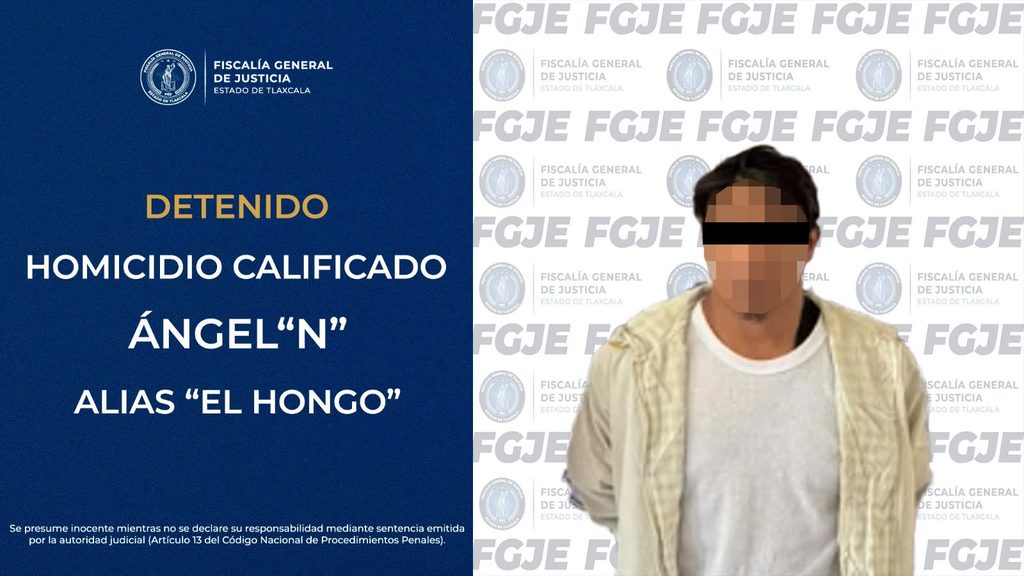 FGJE APREHENDE A HOMBRE POR HOMICIDIO CALIFICADO OCURRIDO EN HUAMANTLA